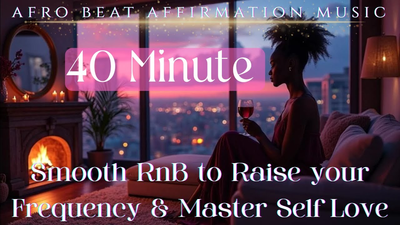 🎷Smooth R&B to Raise Your Vibrational Frequency & Master Self Love💞 | 40 Minute Affirmation Music 🎧