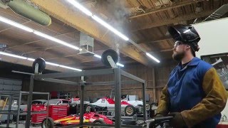 Real World Welding - Wheels on the triple stack shelves. by Connor OnTheWeb 150 views 8 years ago 4 minutes, 47 seconds