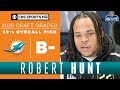 The Miami Dolphins select a VERSATILE Robert Hunt with the 39th overall pick | 2020 NFL Draft