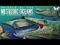 Aquatic animals of the dinosaur era the real sea monsters size comparison and data