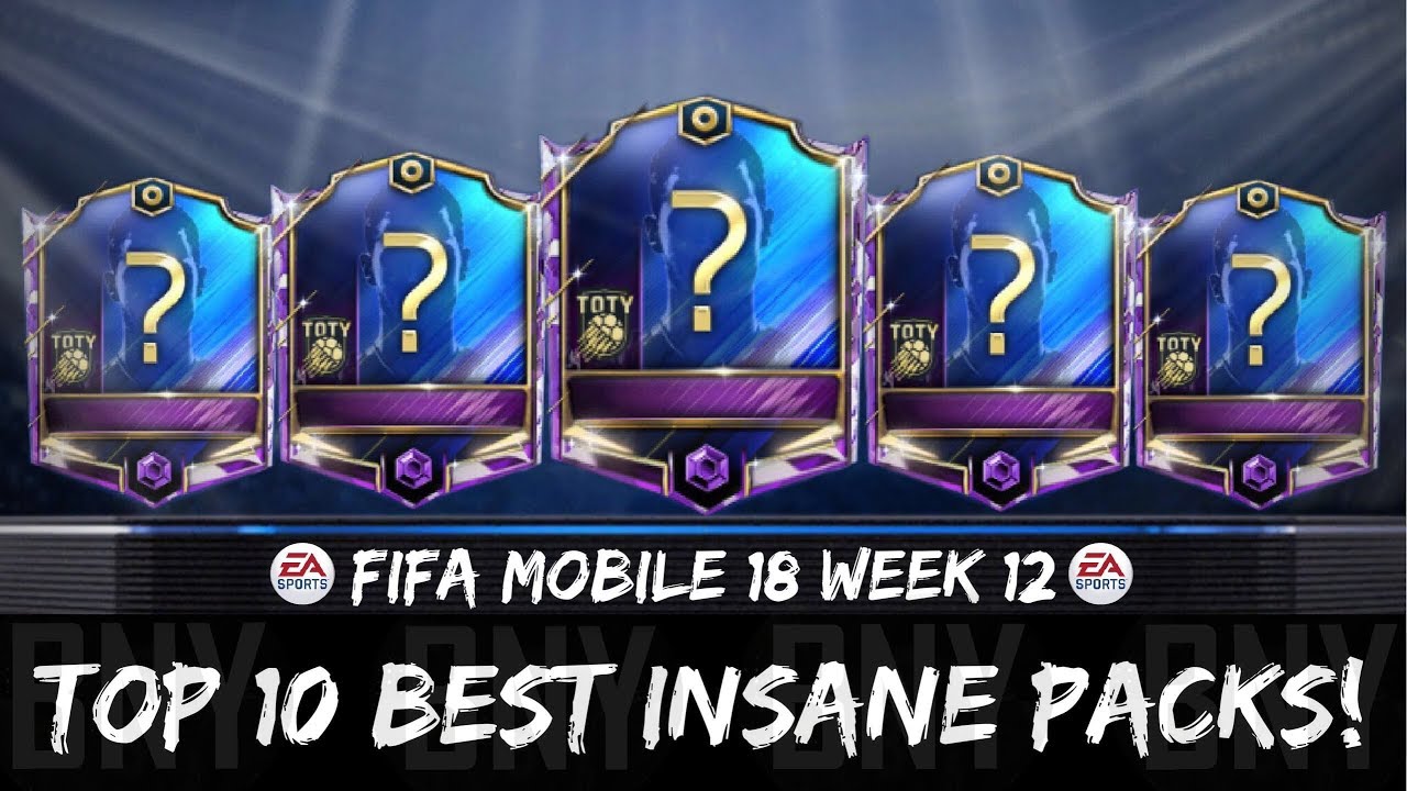 TOP 10 BEST TOTY PACK OPENING IN FIFA MOBILE 18! INSANE TOTY STARTERS  & CRAZY PROFITS! (WEEK 12)