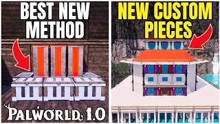Palworld 1.0 Best New Stacking Method & Custom Building Pieces screenshot 2