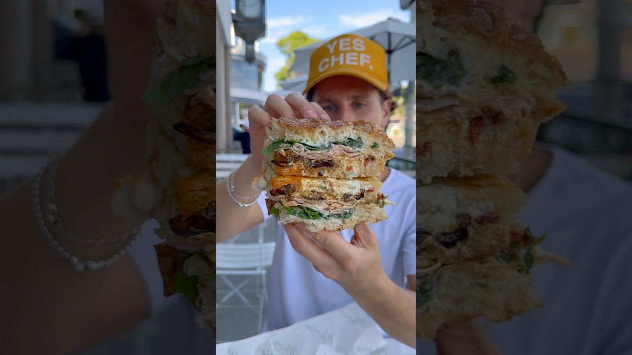 Trying the best new sandwich in LA PT.2 📍Mamie, West Hollywood #italiansandwich #sandwich #food