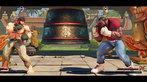 Ryu Vs Balrog (Hardest AI) | Street Fighter V Champion Edition | Gamerz KHI