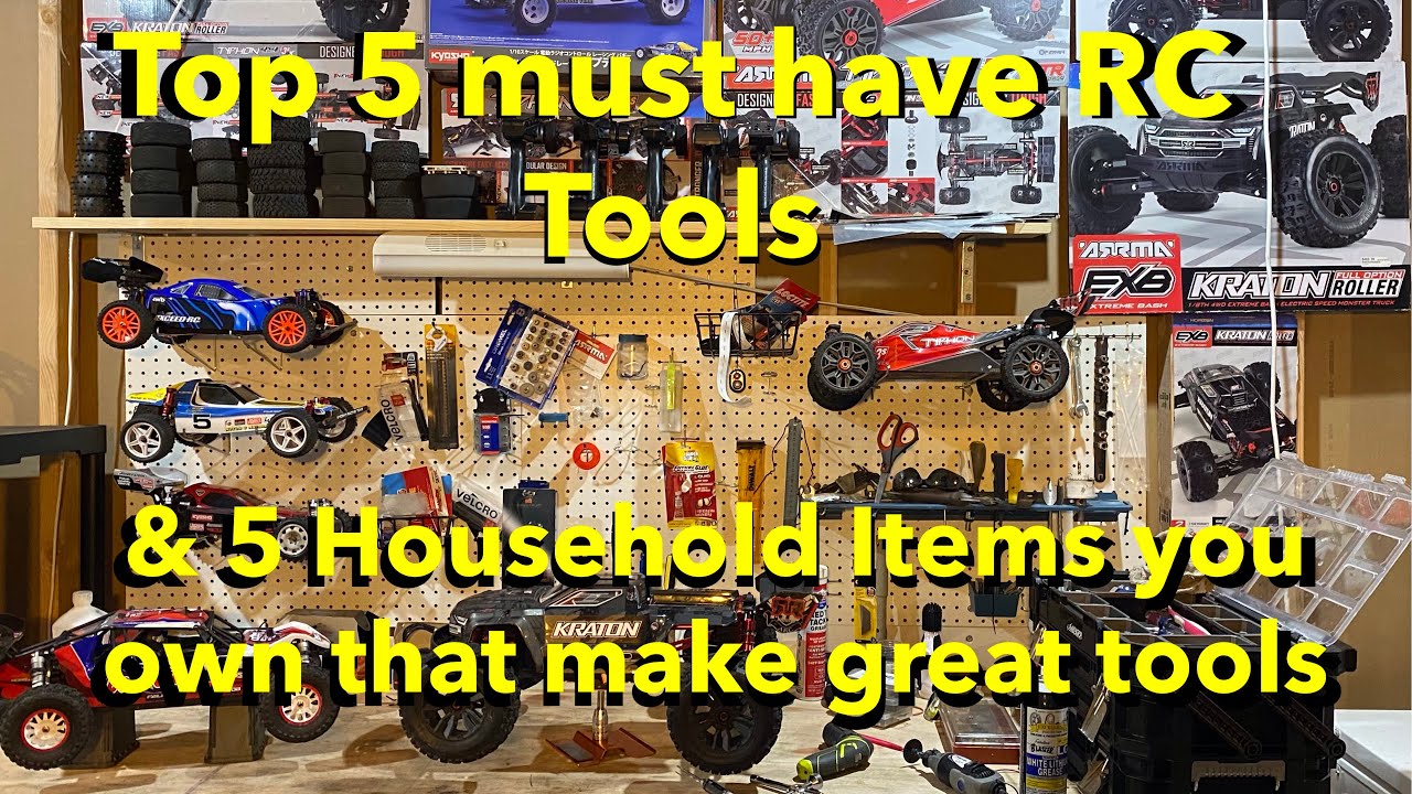 Top 5 Must Have RC Tools & 5 Household Items that Make Great Tools