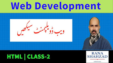 HTML Complete Course | HTML | Class-2 | اردو / हिंदी`