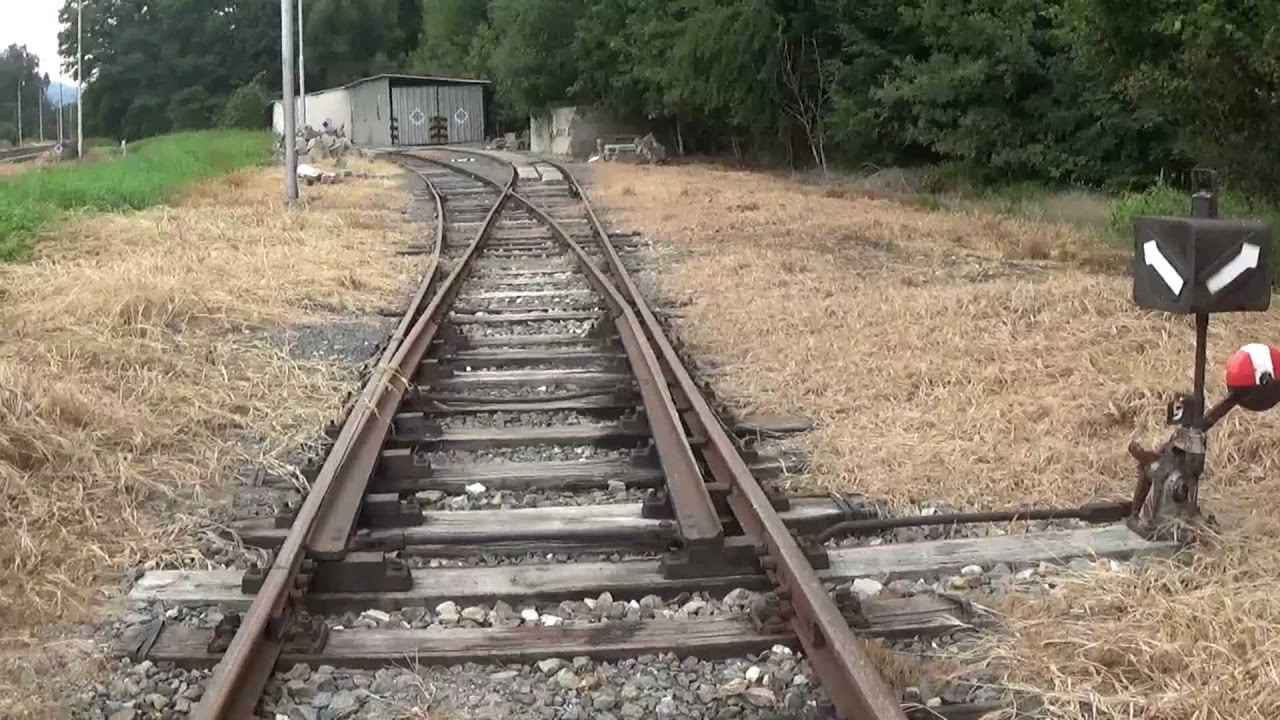 Nejstarší výhybka v ČR 22.8.2021