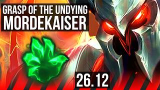 MORDEKAISER vs FIORA (TOP) | Grasp Of The Undying | KR Master | 26.12