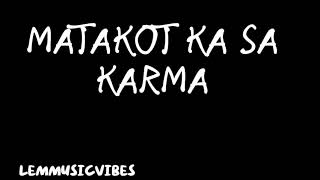 Career Overview Matakot Ka sa Karma ⚖️🔥 | Dark Rap / Reggae | Consequences & Real Talk