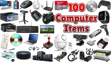 Computer Items in English||Computer Vocabulary ||Gadgets name English||Computer parts name English