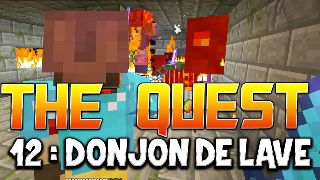 THE QUEST - Ep. 12 : DONJON DE LAVE ! - Fanta et Bob Minecraft Adventure pc remote