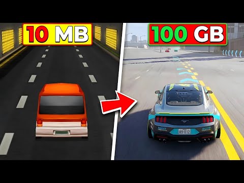 I PLAYED 10MB TO 100GB CAR RACING GAME FROM PLAYSTORE!
