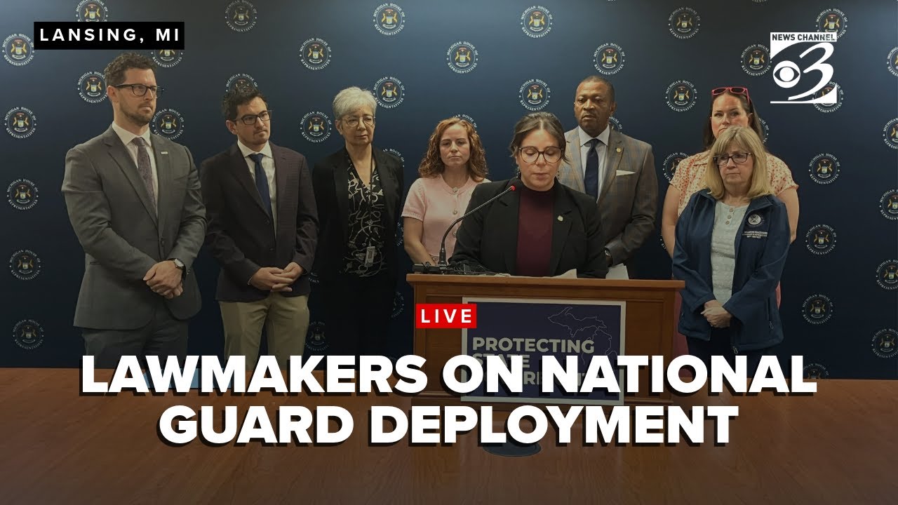 LIVE: MI Lawmakers discuss 'state sovereignty' regarding deployment of national Guard troops