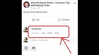 How to make  a blank comment in facebook screenshot 4