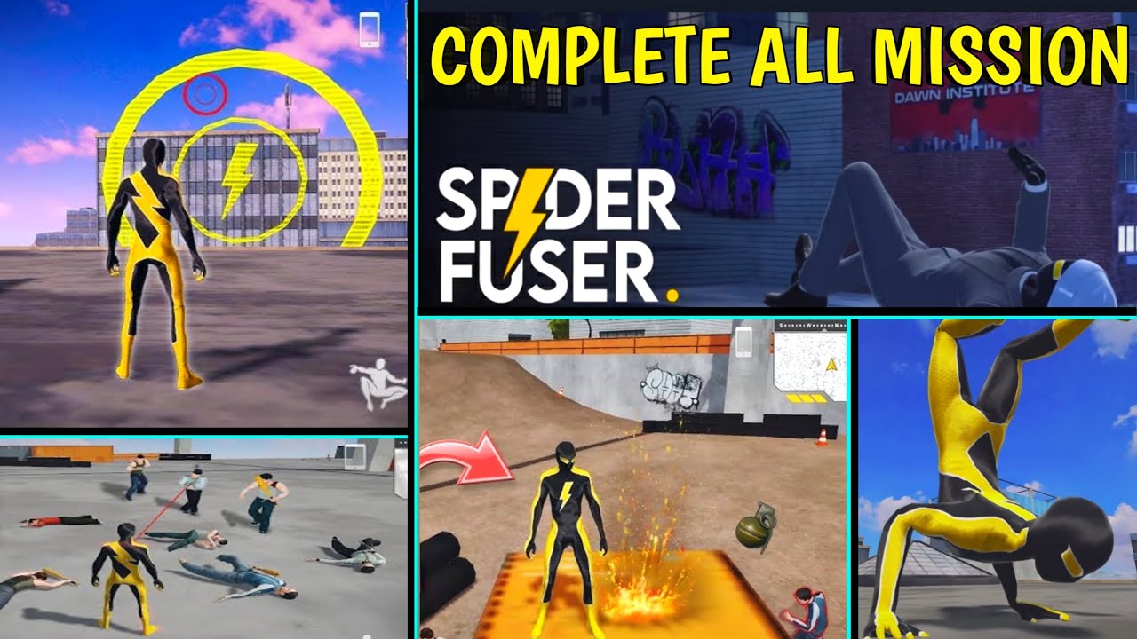 How To Complete All Mission In Spider Fuser🤔Spider Fuser Classic Suit Unlock