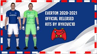 PES 2017|Everton 2021  Released 2021 Kits|by Aykovic10