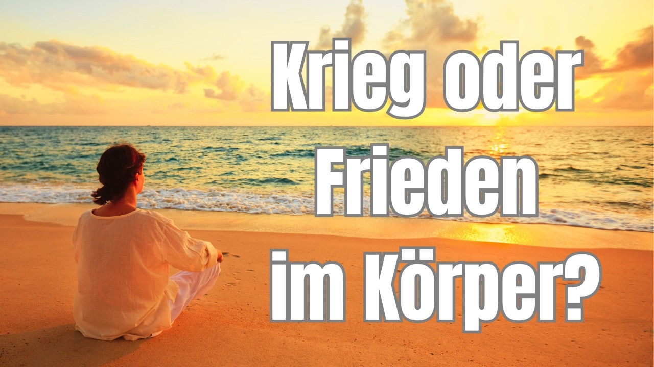 Dein Körper spricht zu dir: Das können Zeichen von Krieg in dir sein. Finde Frieden und heile!