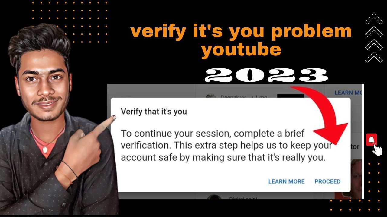 studio verify it's you problem 2023