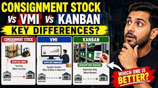 Consignment Stock vs VMI vs Kanban | Key Supply Chain Differences Explained | Inventory Strategies