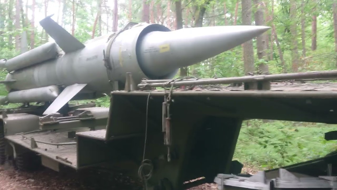 Abandoned  Russian Military Truck with huge Rocket Hidden in the Woods  - Зил и Круг