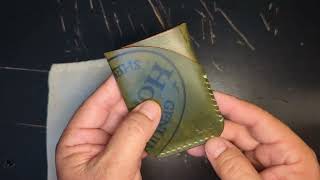 Sangooh Leather Goods Korat full reverse Horween Shell Cordovan Wallet