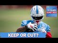 TITANS SQUAD SHOW: KEEP or CUT WR Edition, Xavier Restrepo has SLIM CHANCE to make the roster