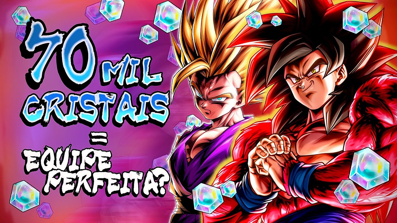 70 MIL CRISTAIS GARANTE a MELHOR EQUIPE do Legends Festival!? (Dragon Ball Legends PC)