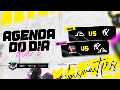 CBCS 1XBET MASTERS MAROMBA: RED CANIDS 2 VS 1 FLUXO - FASE DE GRUPOS - DIA 2 - AO VIVO E COM IMAGENS