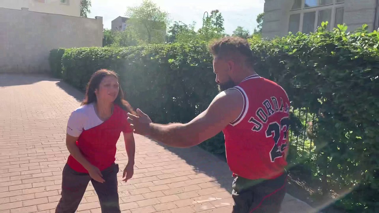 I training with Grandmaster Kernspecht daughter Natalie