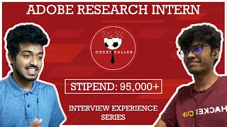 How he cracked ADOBE | Detailed Interview Experience | Research