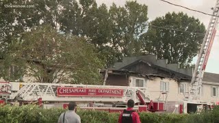 Fire at Chesapeake apartment complex displaces at least ten families