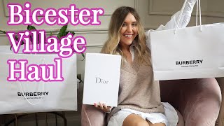 Bicester Village Haul | What I Bought from Bicester Village - Designer Haul, Dior, Prada, Burberry!