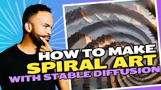 How To Make Ai Spiral Art With Stable Diffusion