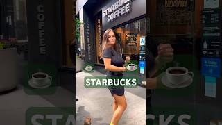  STARBUCKS Has a NEW Spokeswoman  - She’s professional - shorts coffee beautiful foodie