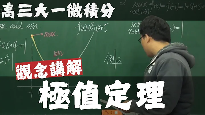 【張旭大一微積分】EP052｜連續篇｜重點五：極值定理｜觀念講解 - 天天要聞