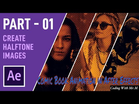 Creating Halftone Images | Comic Book Animation in After Effects