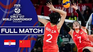 Croatia vs China - Quarter Finals Girls U17 World Championship