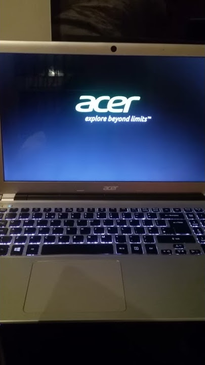 Acer aspire won't start after acer logo