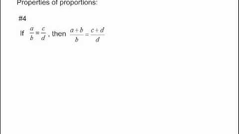 8.1 Ratios and Proportions