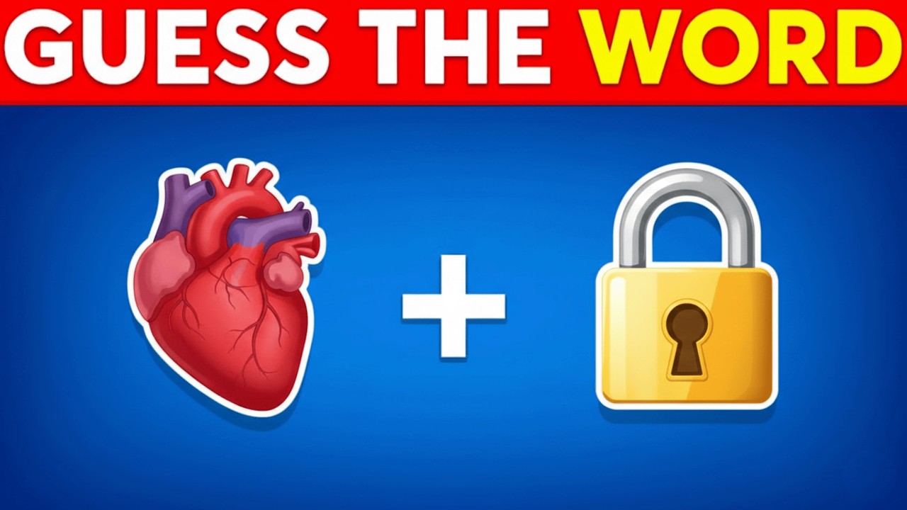 Guess The WORD By Emojis? 🤔❓ Emoji Quiz Challenge