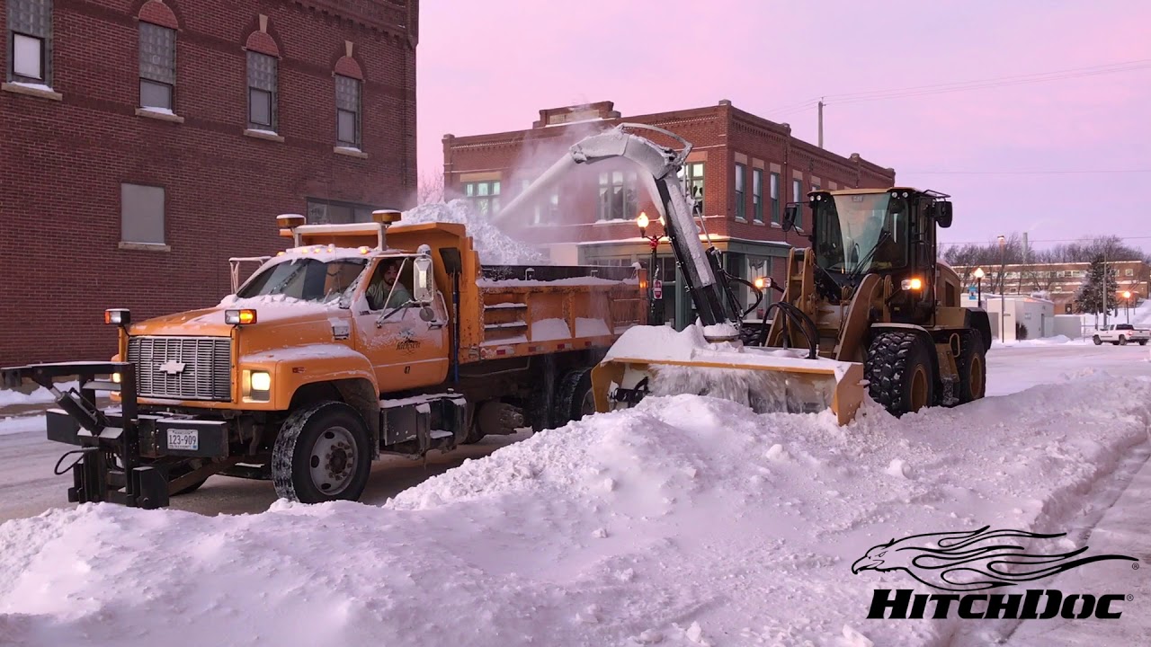Wheel Loader SnowBlower - Day-time Loading Truck
