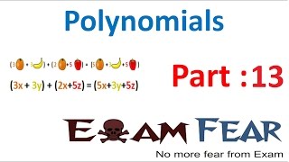 Maths Polynomials part 13 (Factorization numerical ) CBSE class 9 Mathematics IX