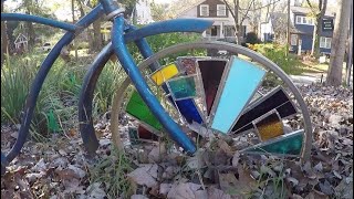 Unique Bicycle Art - Garden and House Tour! Great DIY ideas