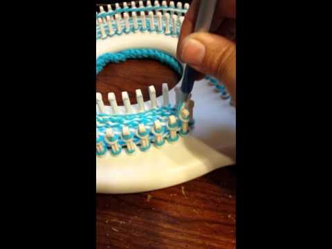 Loom Knitting - Easy E-Wrap Technique