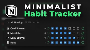 How To Build A Simple Notion Habit Tracker