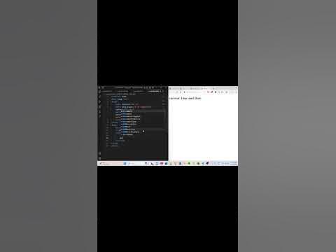live date and time in html | display current date and time in html # ...