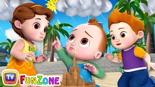 the beach song rain rain go away chuchu tv funzone nursery rhymes toddler videos