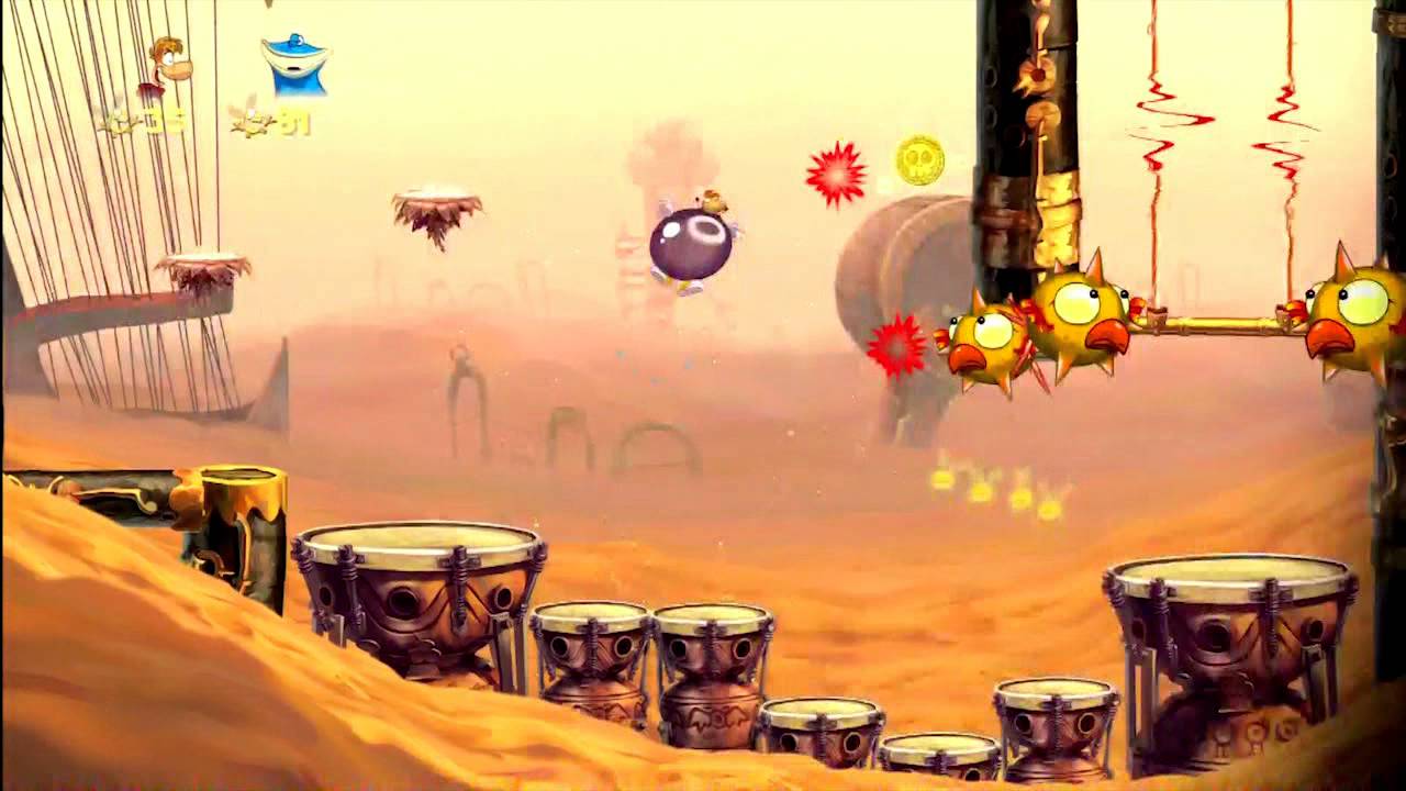 Let's Play: Rayman Origins part 27 - High Voltage