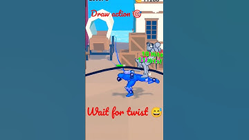 Draw action game 🎯//gameplay #shorts #drawaction#india