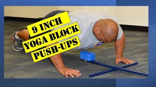 9 Yoga Block Push Up